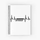Ateez Notepad Heartbeat — Black Limited Ver.