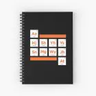 Ateez Notepad Periodic Table — Beige Stylish Ver.