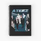 Ateez K pop Notebook ALL MEMBERS — Beige Stylish Ver.