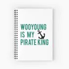 Ateez Notebook Wooyoung Is My Pirate King — Navy Retro Ver.