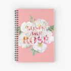 Black Pink Notepad Roses — Red Casual Ver.