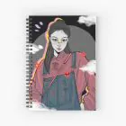 Black Pink K pop Notebook JENNIE KIM FAN ART — Gold Retro Ver.