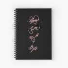 Black Pink Journal Signature (Grid) — Red Premium Ver.