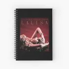 Black Pink Spiral Notebook LALISA — Navy Classic Ver.