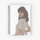 Black Pink Spiral Notebook LISA — Navy Exclusive Ver.