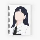 Black Pink K pop Notebook Lisa — Blue Retro Ver.