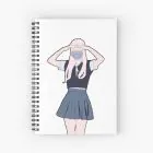 Black Pink Notepad Artwork — White Stylish Ver.
