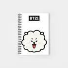 Bt21 K pop Notebook — White Exclusive Ver.