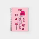 Bt21 Spiral Notebook — Purple Collectible Ver.
