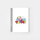 Bt21 K pop Notebook — Blue Retro Ver.