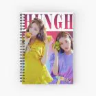 Chung Ha K pop Notebook Signature — Pink Casual Ver.