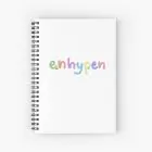 Enhypen Spiral Notebook (Grid) — Gold Edition