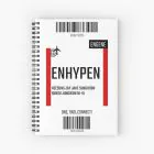 Enhypen K pop Notebook — Navy Stylish Ver.