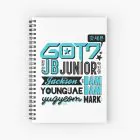 Got7 Notepad COLLAGE — Gold Retro Ver.