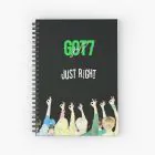 Got7 Spiral Notebook Just Right — Black Collectible Ver.