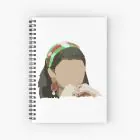 دفتر Red Velvet (تصميم رسومي مميز)