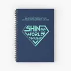 Shinee K pop Notebook Signature — Black Limited Ver.