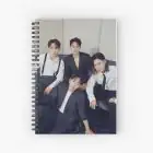 Shinee K pop Notebook Signature — Black Classic Ver.