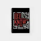 Stray Kids Notebook Lee Know (Grid) — White Retro Ver.