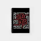 Stray Kids Journal Miroh Typography (Grid) — Navy Premium Ver.