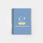 Stray Kids Spiral Notebook Side Effects Bus — Navy Classic Ver.
