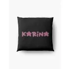Aespa Throw Pillow KARINA — Red Edition