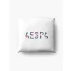 Aespa K pop Pillow Artwork — Blue Edition