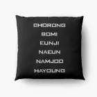 Apink Cushion All Members Names — Pink Stylish Ver.