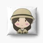 Apink Throw Pillow Eunji — Beige Edition