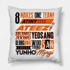 Ateez K pop Pillow — Purple Casual Ver.