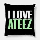 Ateez Plush Pillow — White Retro Ver.