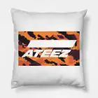 Ateez Throw Pillow — Red Edition