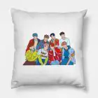 Ateez Throw Pillow — Purple Collectible Ver.