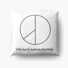 Big Bang Throw Pillow Signature — Red Stylish Ver.