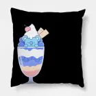 Bt21 Throw Pillow — Navy Edition