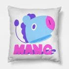 Bt21 Plush Pillow — Blue Retro Ver.