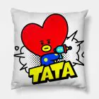 Bt21 Throw Pillow — Green Deluxe Ver.