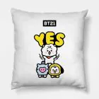 Bt21 Throw Pillow — Blue Deluxe Ver.