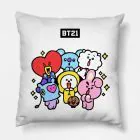 Bt21 K pop Pillow — Black Edition