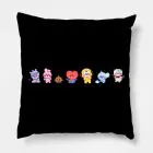 Bt21 Throw Pillow — White Edition