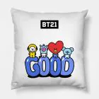 Bt21 K pop Pillow — Silver Stylish Ver.