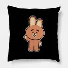 Bt21 Throw Pillow — Red Retro Ver.