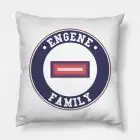 Enhypen Throw Pillow — Navy Classic Ver.