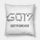 Got7 Throw Pillow — Red Stylish Ver.
