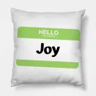 Red Velvet Throw Pillow My Bias (Velvet) — Black Retro Ver.