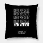 Red Velvet Throw Pillow CREW (Velvet) — Navy Premium Ver.
