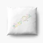Shinee Throw Pillow Signature — Beige Edition