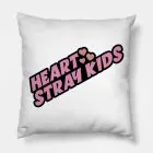 Stray Kids Throw Pillow HEART SKZ (Heart) — Green Retro Ver.