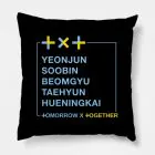 Txt Throw Pillow — Red Exclusive Ver.