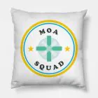 Txt Throw Pillow — Blue Stylish Ver.